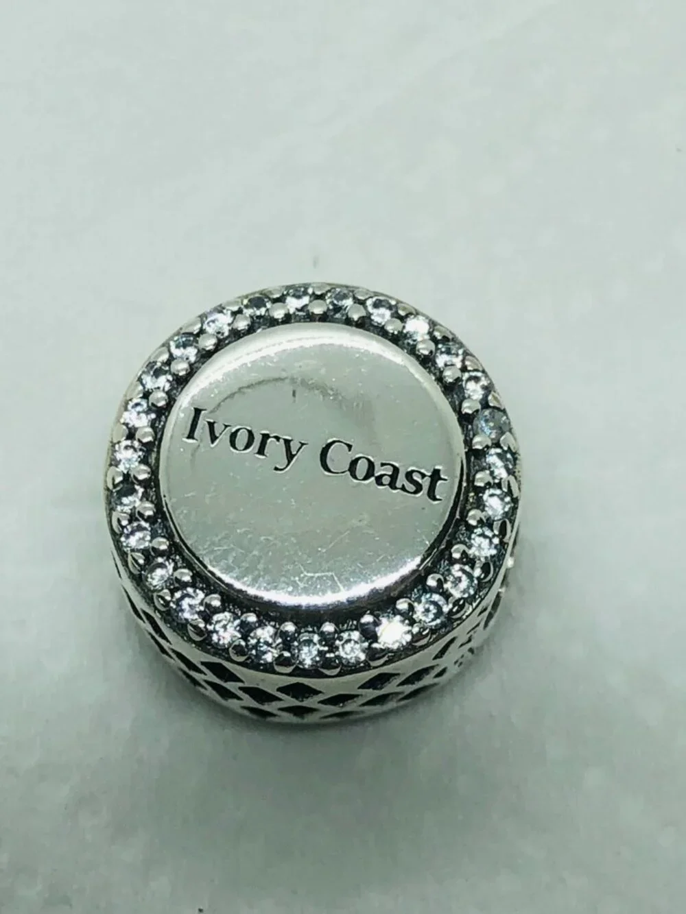 ✨ ✨Pandora Ivory Coast Flag Bead Charm S925 Silver with box